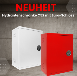 Neu - Hydrantenschränke C52 mit Euroschloss