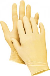 Einweg-Latexhandschuhe - 50er-Pack