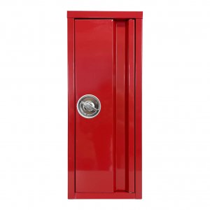 Metal fire extinguisher box 4/6kg swivel handle -red