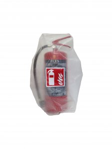 Plastový obal na hasicí přístroj 6kg/6l  - průhledný