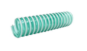 Superelastic suction and discharge hose for water and liquids
