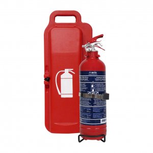 Action set - fire extinguisher 1 kg + plastic box