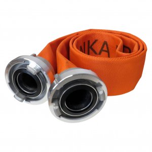 Hydrant hose with couplings STORZ C52 orange
