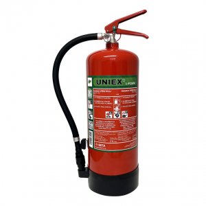 Foam extinguisher for extinguishing lithium batteries 6 L F6 LiFOAM
