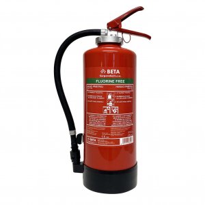Fluorine-Free Foam Fire Extinguisher with Pressure Cartridge 6 L F6 BETA-CRG