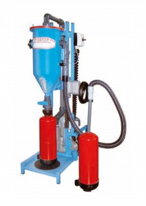 Mobile powder filling machine PFF-FLIPP-EK (W)